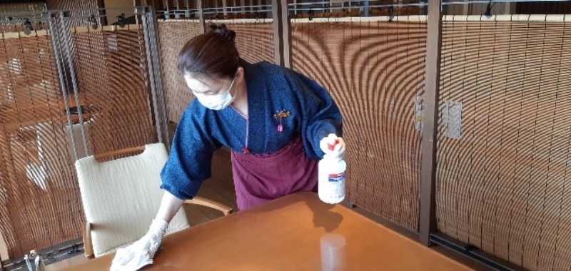 ホテル竹島 コロナウイルス 旅館対策